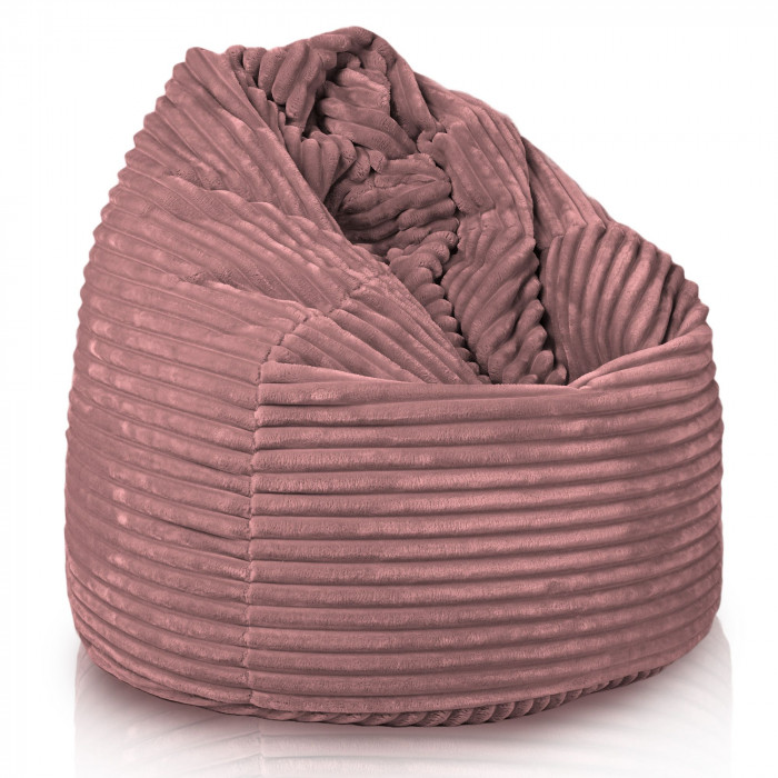 Faded pink beanbag xl stripe