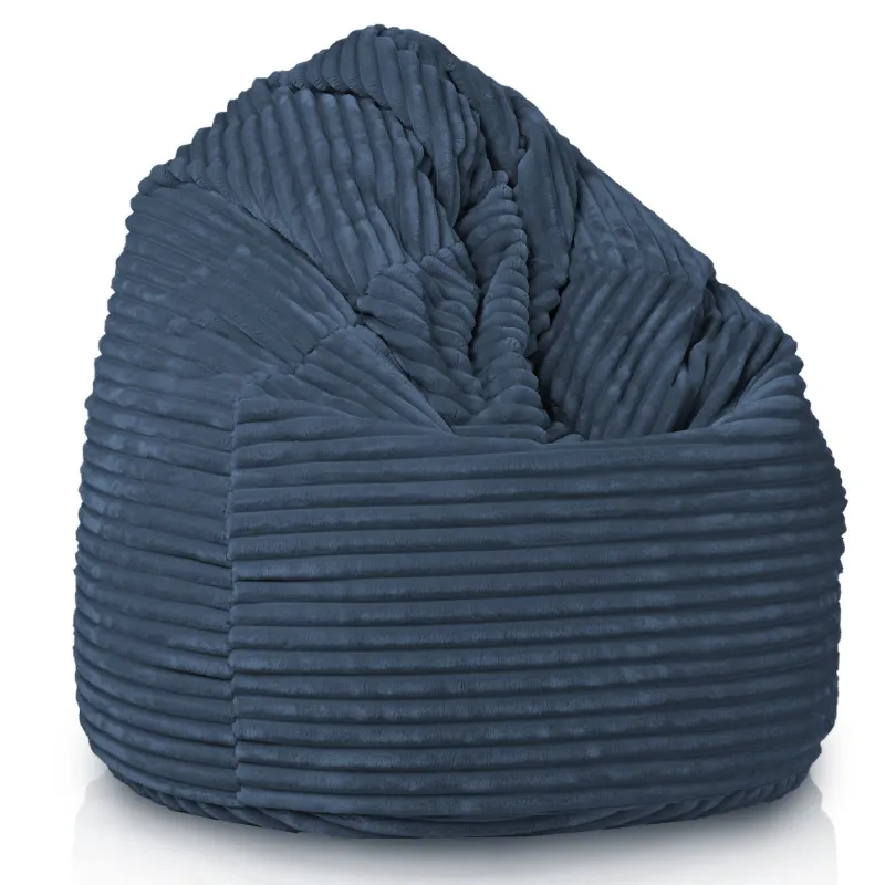 Giant Adult Bean Bag Chair XXL - Jumbo Cord Stripe