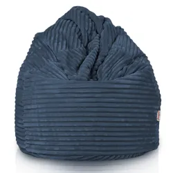 Giant Adult Bean Bag Chair XXL - Jumbo Cord Stripe – view 2