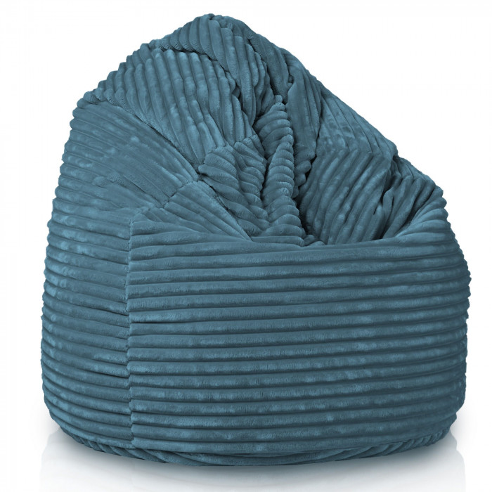 Blue giant beanbag xxl stripe