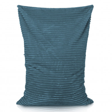 Blue bean bag pillow children stripe