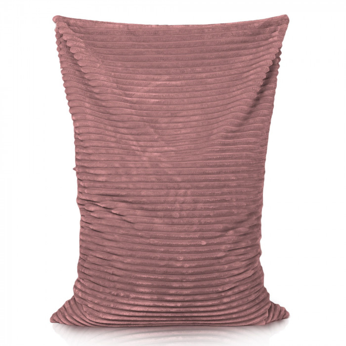 Faded pink bean bag pillow children stripe