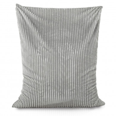 Light grey bean bag giant pillow xxl stripe