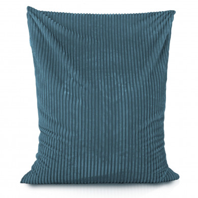 Blue bean bag giant pillow stripe