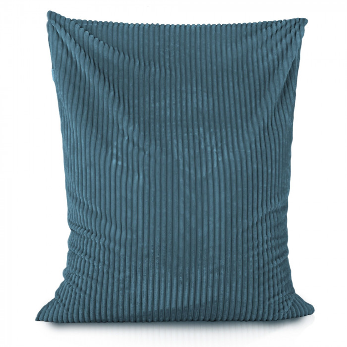 Blue bean bag pillow children stripe