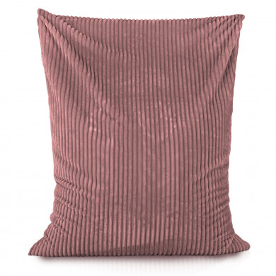 Faded pink bean bag giant pillow stripe
