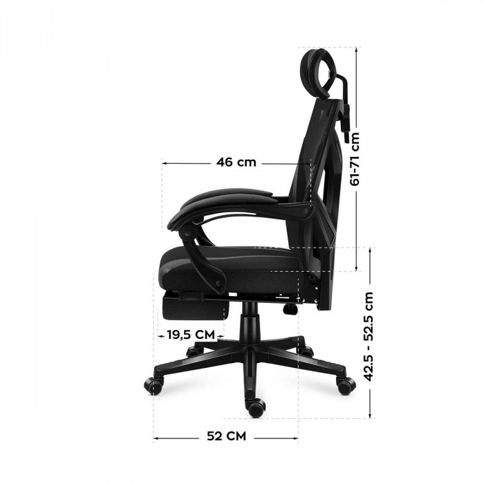 Dimensions of Huzaro Combat 5.0 Black