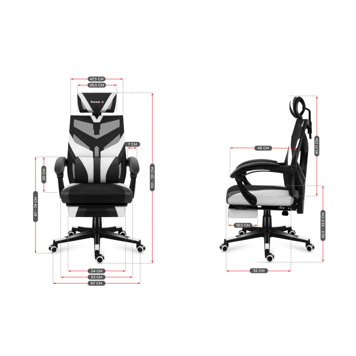 Dimensions of Huzaro Combat 5.0 White