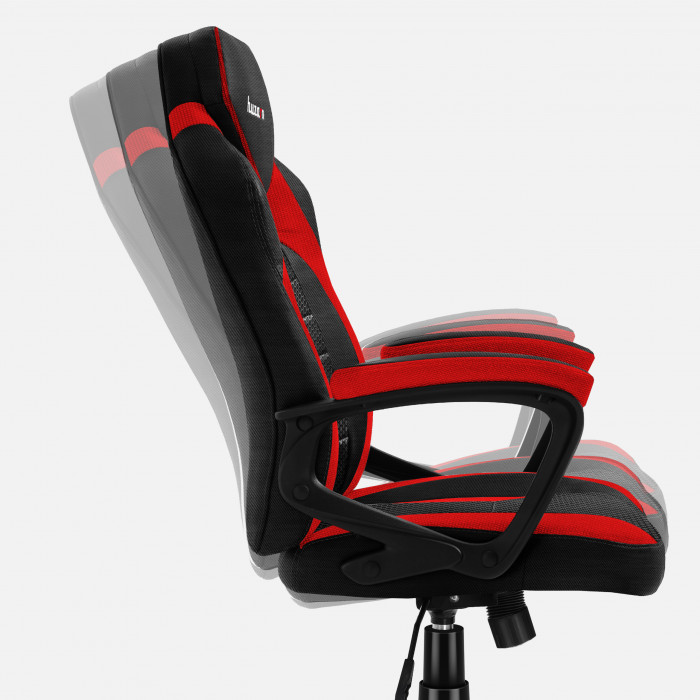 Huzaro force 2.5 red mesh gaming chair - rocking mechanism