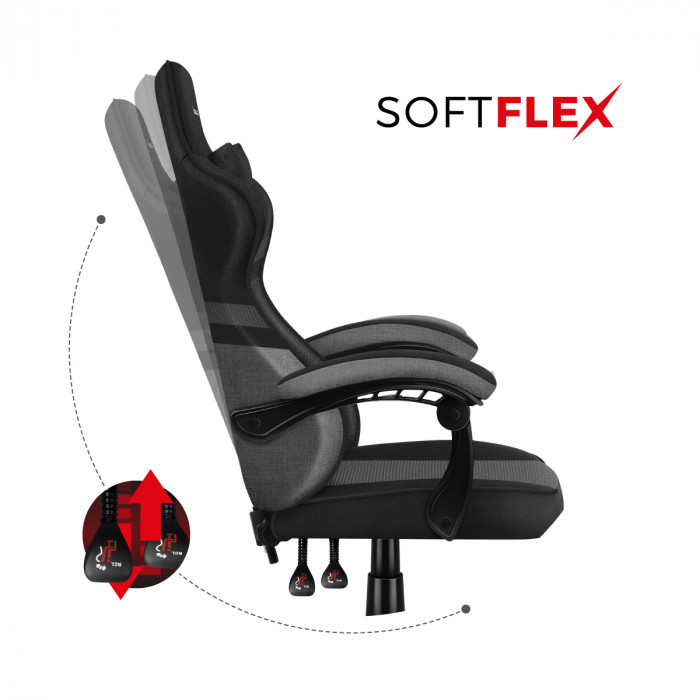 Huzaro Force 4.4 gaming chair with softlex function