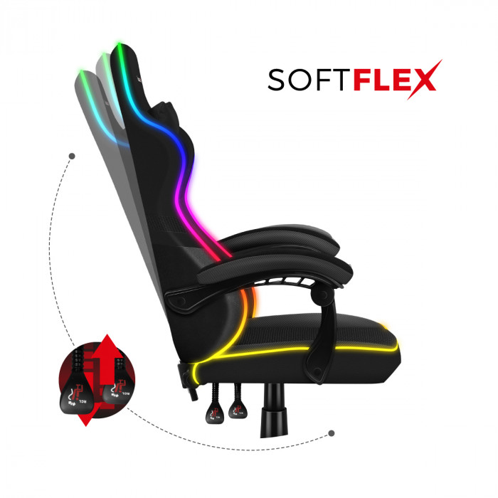 Huzaro Force 4.4 gaming chair with softlex function