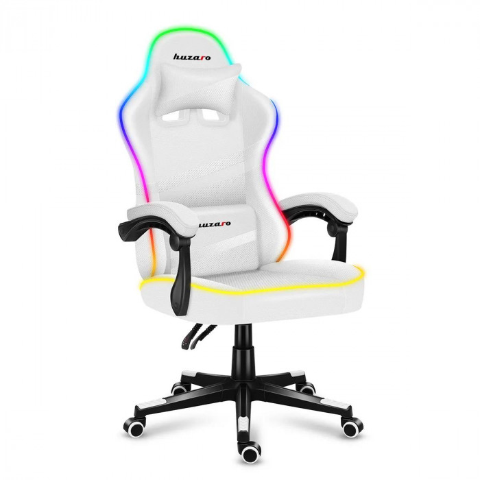 HUZARO FORCE 4.4 RGB White Gaming Chair