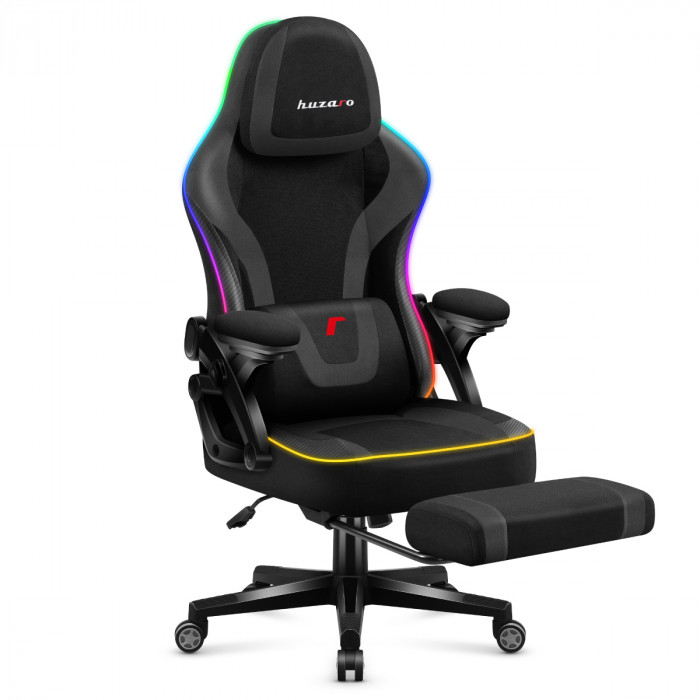 Gaming chair Huzaro Force 4.6 Black RGB Smart