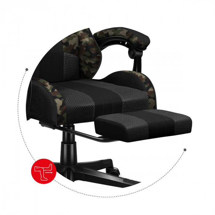 Huzaro Force 4.7 Camo Mesh Footrest