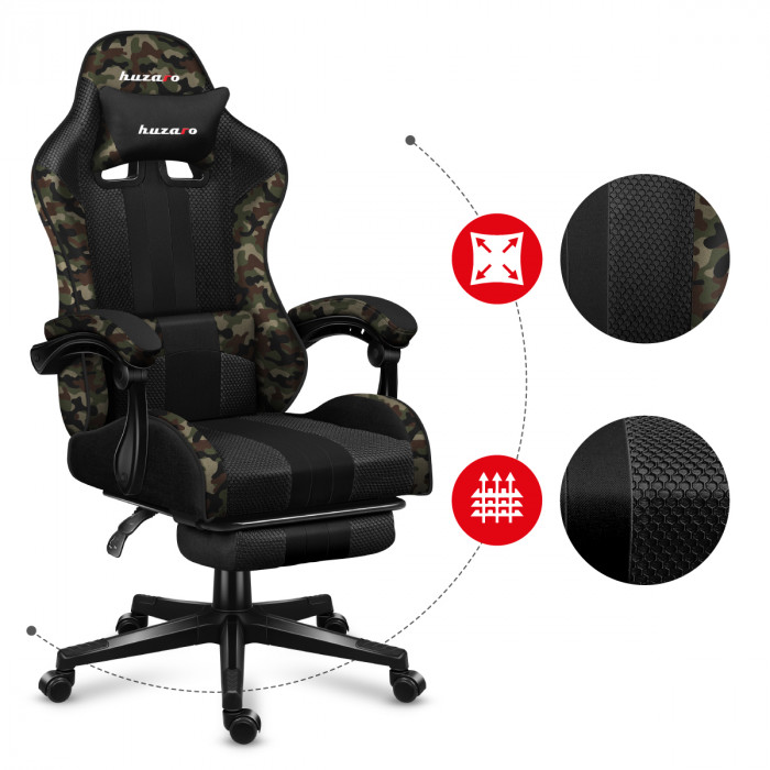 Neck muscle cushion for Huzaro Force 4.7 Camo Mesh chair