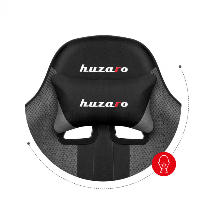 Huzaro Force 4.7 Grey Mesh gaming chair lumbar cushion