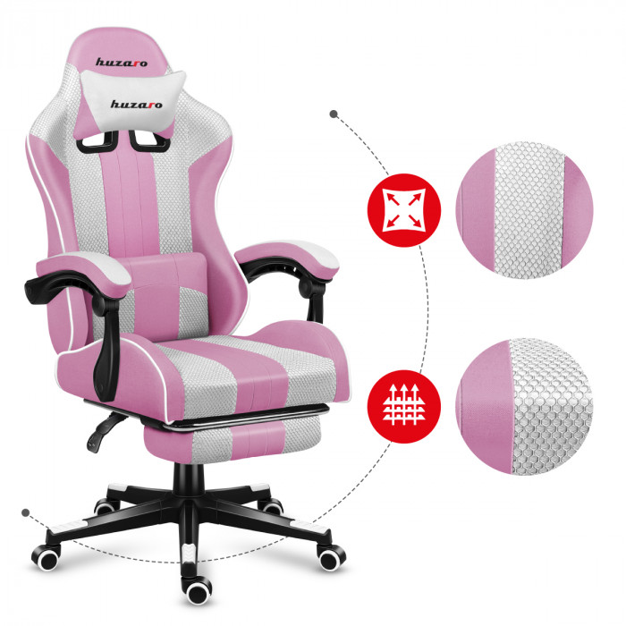 Neck muscle cushion for Huzaro Force 4.7 Pink Mesh chair