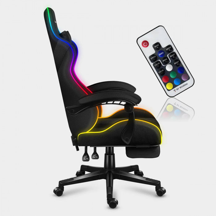 RGB lighting of the Force 4.7 RGB Mesh gaming chair