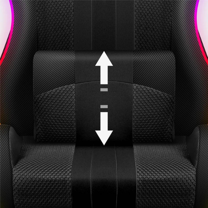 Huzaro Force 4.7 RGB Mesh gaming chair lumbar cushion