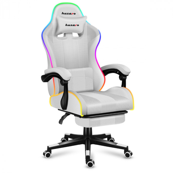 HUZARO Force 4.7 White RGB Gaming chair 