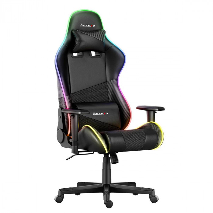 HUZARO FORCE 6.2 Black RGB LED Gaming Chair