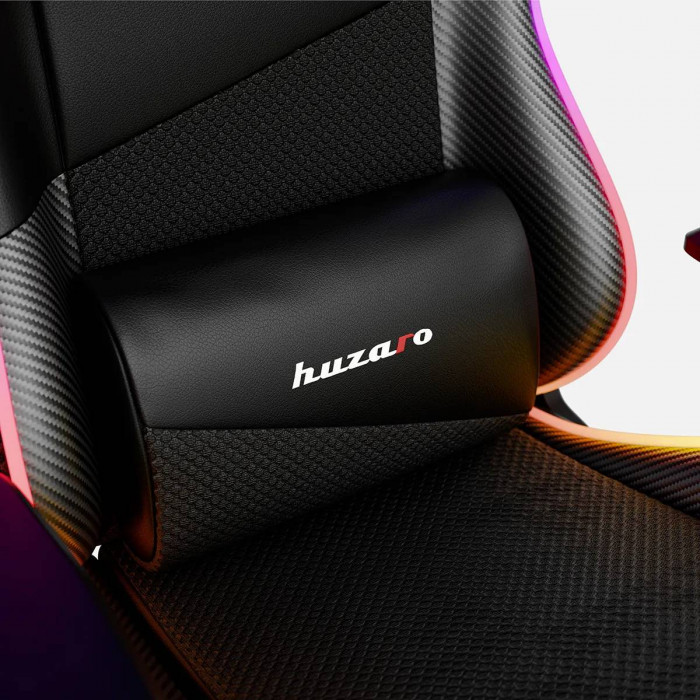 Huzaro Force 6.2 Black RGB gaming chair lumbar cushion