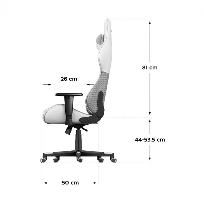 Dimensions of the Huzaro Force 6.2 chair