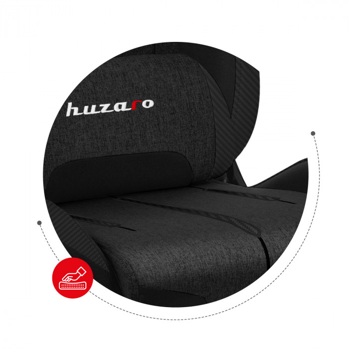 Cold foam seat of Huzaro Force 7.9 Black Mesh gaming chair