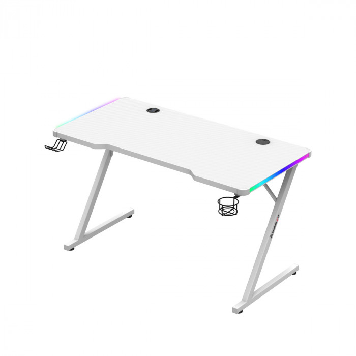 Huzaro Hero 2.5 RGB WHITE Gaming Desk