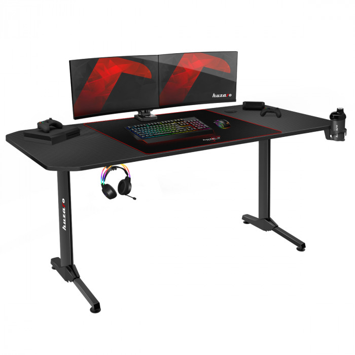 Huzaro Hero 4.7 Black Gaming Desk