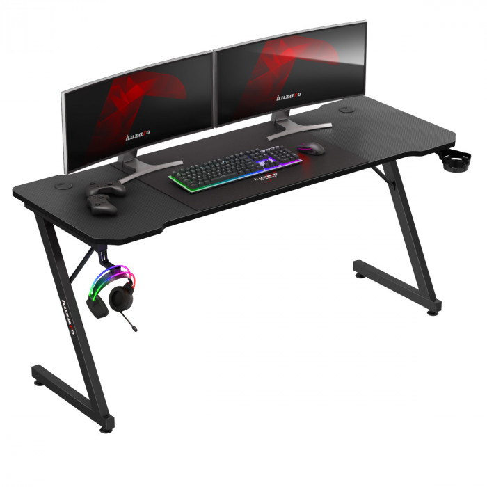 Huzaro Hero 4.8 Black gaming desk