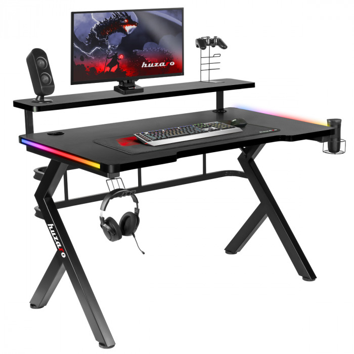 Huzaro Hero 5.0 RGB LED Gaming Desk