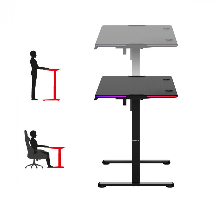 Huzaro Hero 8.2 RGBErgonomic lift desk height adjustment