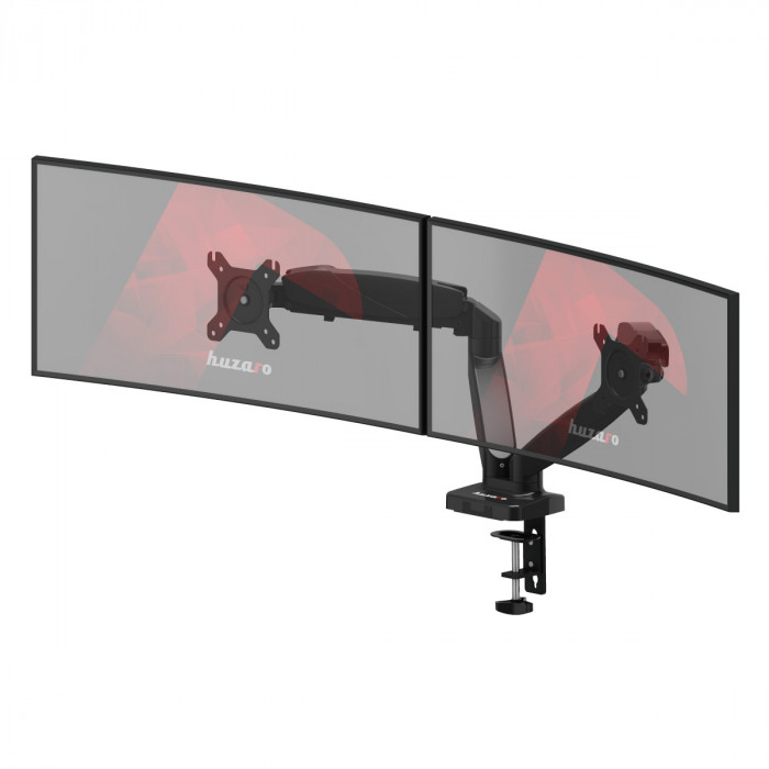 Variety of monitor placement with the Huzaro Motion 2.2 mount