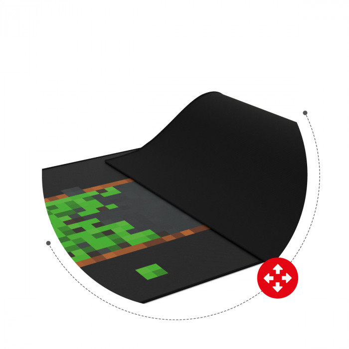 Non-slip bottom of the Huzaro Pixel 3.0 mousepad