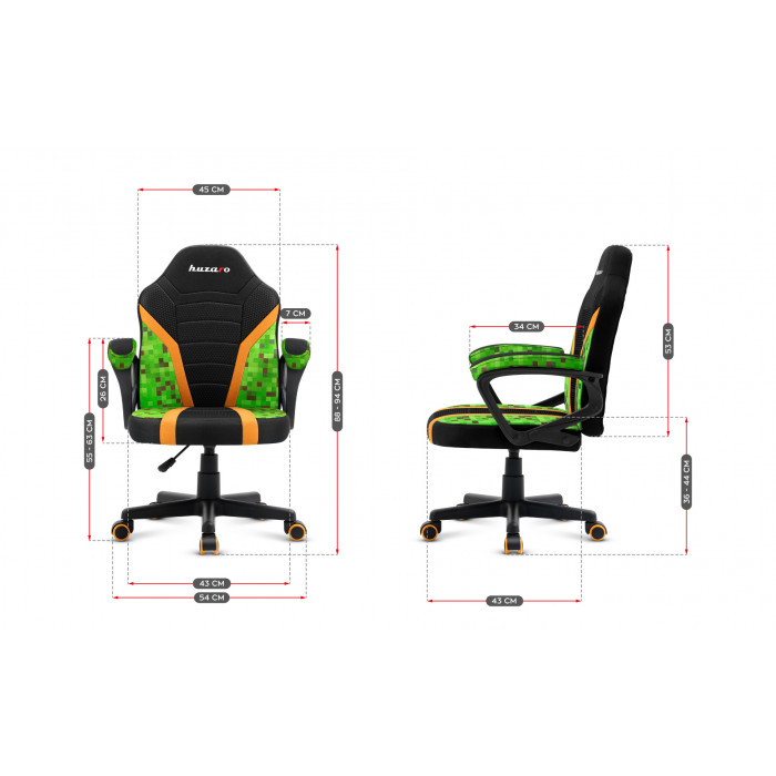 Dimensions of the Ranger 1.0 Pixel chair