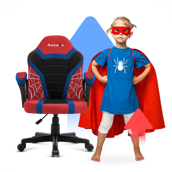 Gaming chair adapted for children