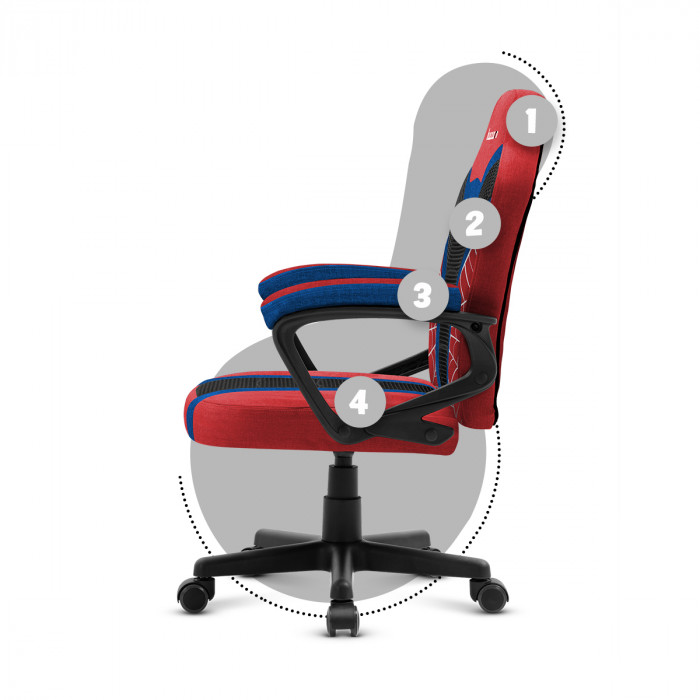 Left side of the Huzaro Ranger 1.0 Spider chair 