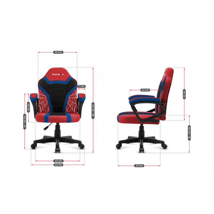 Dimensions of the Ranger 1.0 Spider chair 