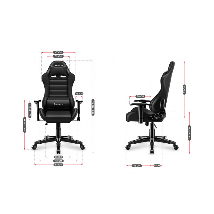 Dimensions of Huzaro Ranger 6.0 Black