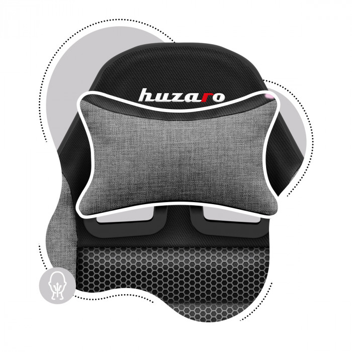 Huzaro Ranger 6.0 Grey Mesh chair neck cushion