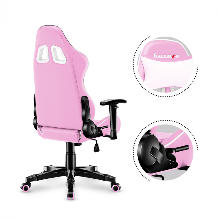 Huzaro Ranger 6.0 Pink seat back with neck cushion