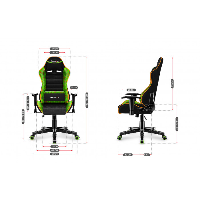 Dimensions of the Ranger 6.0 Pixel Chair 