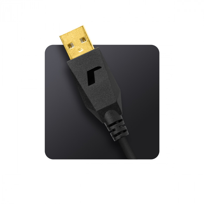 Gold-coated usb plug