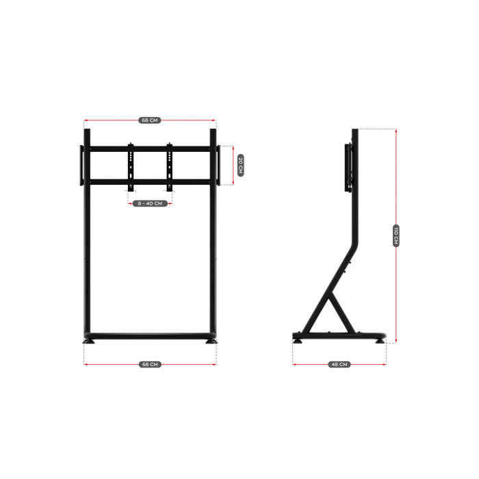 Speed 9.1 monitor stand dimensions