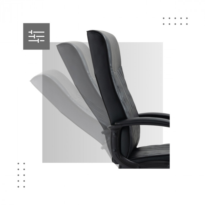 Boss 3.2 Black office chair rocking mechanism