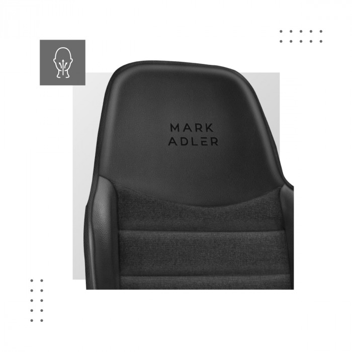 Headrest in Boss 4.2 Black chair