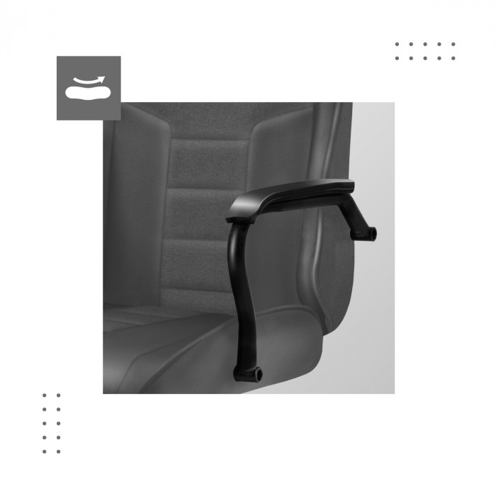 Ergonomic armrests of Boss 4.2 Black chair