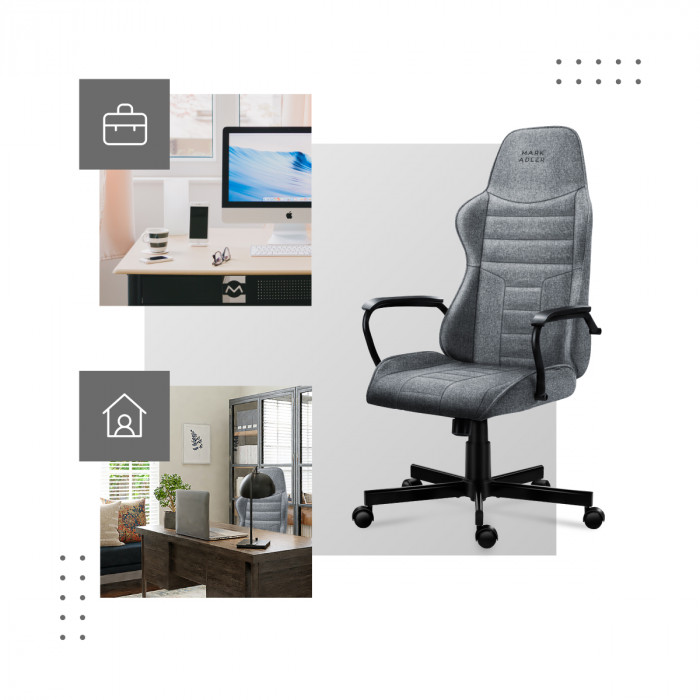 Chair for office and home - Boss 4.2 Grey