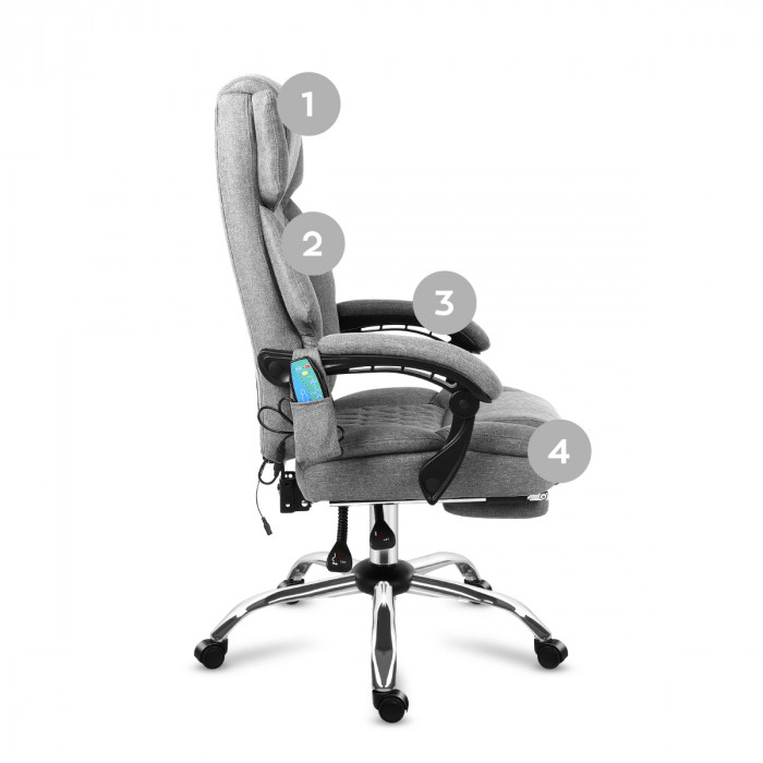 Right side of the Boss 6.0 massage chair